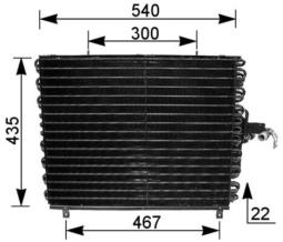 Skraplacz, klimatyzacja MAHLE AC166000S