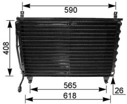 Skraplacz, klimatyzacja MAHLE AC167000P