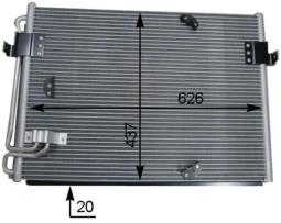 Skraplacz, klimatyzacja MAHLE AC174000S