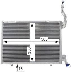 Skraplacz, klimatyzacja MAHLE AC22000P