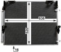 Skraplacz, klimatyzacja Mahle AC840000P