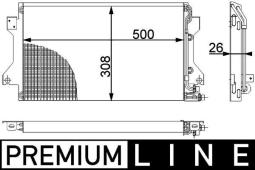 Skraplacz, klimatyzacja MAHLE AC239000P