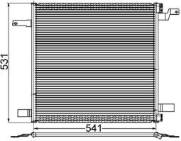 Skraplacz, klimatyzacja MAHLE AC259001S