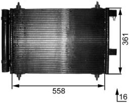 Skraplacz, klimatyzacja MAHLE AC291000S