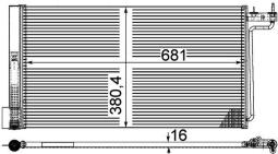 Skraplacz, klimatyzacja MAHLE AC29000P