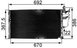 Skraplacz, klimatyzacja MAHLE AC329000S