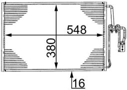 Skraplacz, klimatyzacja MAHLE AC335000S