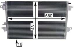 Skraplacz, klimatyzacja MAHLE AC365000S