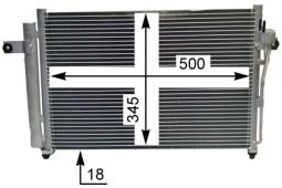 Skraplacz, klimatyzacja MAHLE AC417000S