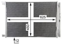 Skraplacz, klimatyzacja MAHLE AC412000P