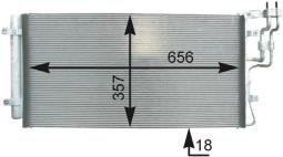 Skraplacz, klimatyzacja MAHLE AC436000P