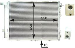 Skraplacz, klimatyzacja MAHLE AC429000P