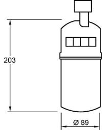 Osuszacz, klimatyzacja Mahle AD275000S