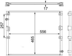 Skraplacz, klimatyzacja MAHLE AC474000S