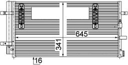 Skraplacz, klimatyzacja MAHLE AC457000P