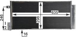 Skraplacz, klimatyzacja MAHLE AC505001S