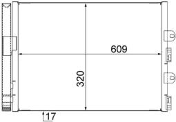 Skraplacz, klimatyzacja MAHLE AC561000S