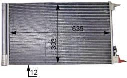 Skraplacz, klimatyzacja MAHLE AC552000P