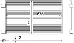 Skraplacz, klimatyzacja MAHLE AC569000P