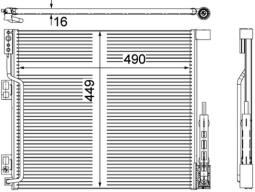 Skraplacz, klimatyzacja MAHLE AC570000P