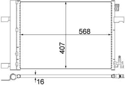 Skraplacz, klimatyzacja MAHLE AC636000S