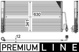 Skraplacz, klimatyzacja MAHLE AC590000P