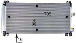 Skraplacz, klimatyzacja MAHLE AC597000P