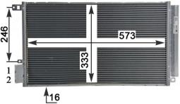 Skraplacz, klimatyzacja MAHLE AC633000P