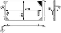 Skraplacz, klimatyzacja MAHLE AC659000S