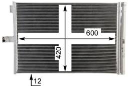 Skraplacz, klimatyzacja MAHLE AC68000P