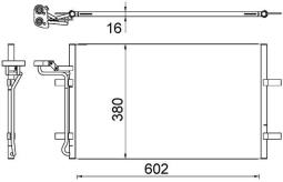 Skraplacz, klimatyzacja MAHLE AC725000S