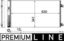 Skraplacz, klimatyzacja MAHLE AC751000P