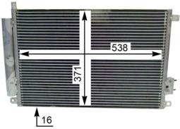 Skraplacz, klimatyzacja MAHLE AC787000S