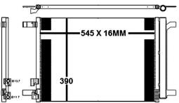 Skraplacz, klimatyzacja MAHLE AC772000P