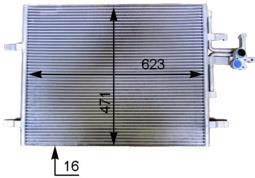 Skraplacz, klimatyzacja MAHLE AC775000S