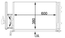 Skraplacz, klimatyzacja MAHLE AC778000S