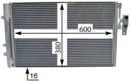 Skraplacz, klimatyzacja MAHLE AC778000S