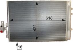 Skraplacz, klimatyzacja MAHLE AC779000S