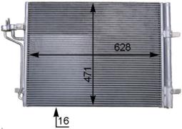 Skraplacz, klimatyzacja MAHLE AC780000S