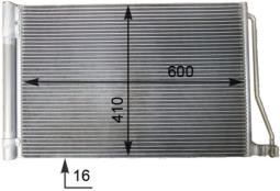 Skraplacz, klimatyzacja MAHLE AC781000S