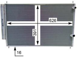 Skraplacz, klimatyzacja MAHLE AC801000S