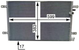 Skraplacz, klimatyzacja MAHLE AC803000S