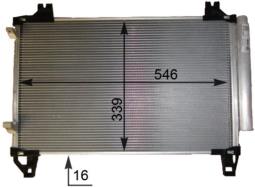 Skraplacz, klimatyzacja MAHLE AC800000P