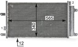 Skraplacz, klimatyzacja MAHLE AC808000P