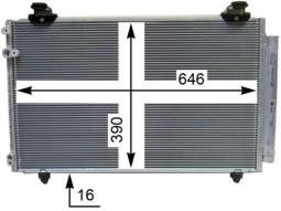 Skraplacz, klimatyzacja MAHLE AC827000S