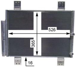 Skraplacz, klimatyzacja MAHLE AC824000S