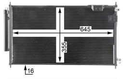 Skraplacz, klimatyzacja MAHLE AC826000P