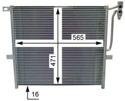 Skraplacz, klimatyzacja MAHLE AC837000S