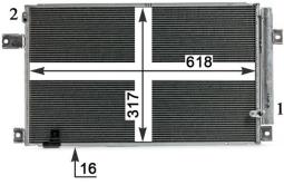 Skraplacz, klimatyzacja MAHLE AC828000P