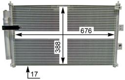 Skraplacz, klimatyzacja MAHLE AC835000S